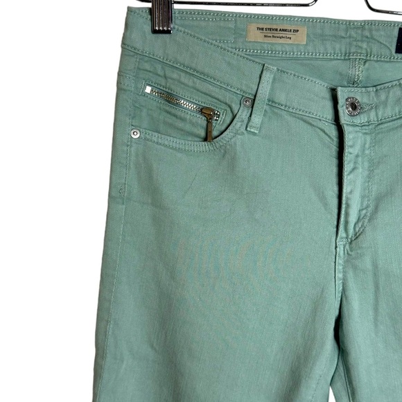 AG Adriano Goldschmied The Stevie Ankle Zip Slim Straight Leg High Rise Jeans 28 - Picture 6 of 15